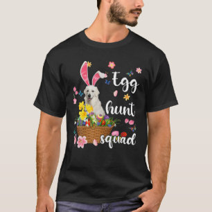 Kuvasz Happy Ostertag Osterfeiertag farbenfrohe Ei T-Shirt