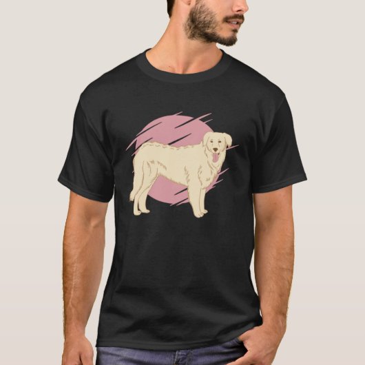Kuvasz Hund T-Shirt (Vorderseite)