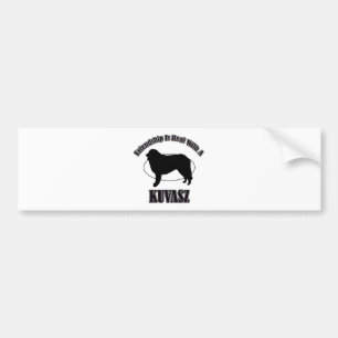 KUVASZ HUNDEentwürfe Autoaufkleber