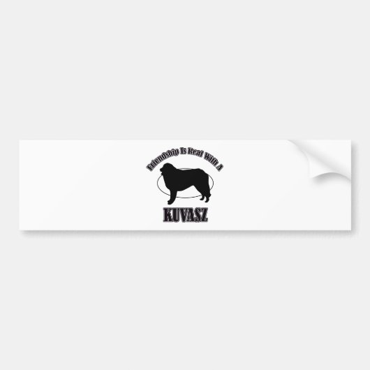 KUVASZ HUNDEentwürfe Autoaufkleber (Vorne)