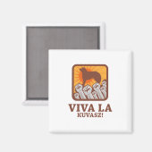 Kuvasz Magnet (Vorderseite/Rückseite)