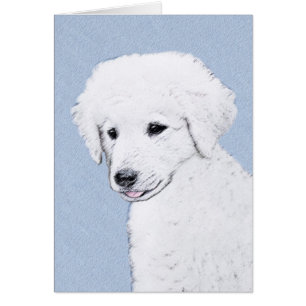 Kuvasz-Malerei - Niedliche Original Hunde-Kunst