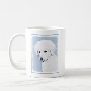 Kuvasz-Malerei - Niedliche Original Hunde-Kunst Kaffeetasse