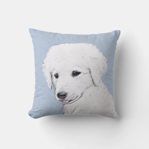 Kuvasz-Malerei - Niedliche Original Hunde-Kunst Kissen