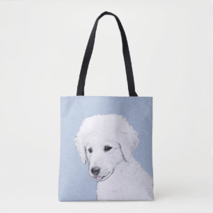 Kuvasz-Malerei - Niedliche Original Hunde-Kunst Tasche