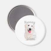 Kuvasz Mama 2 Magnet (Vorderseite/Rückseite)