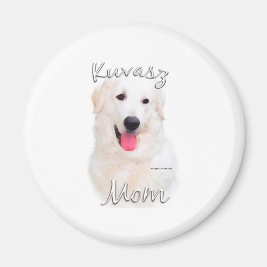 Kuvasz Mama 2 Magnet (Vorne)