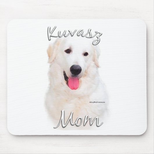 Kuvasz Mama 2 Mousepad (Vorne)