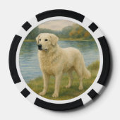 Kuvasz Pokerchips (Rückseite)