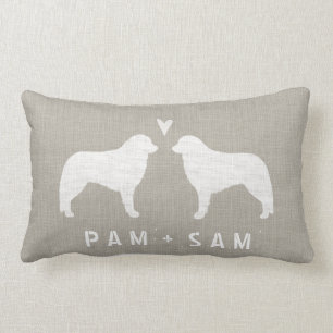 Kuvasz Silhouette-Liebe Lendenkissen