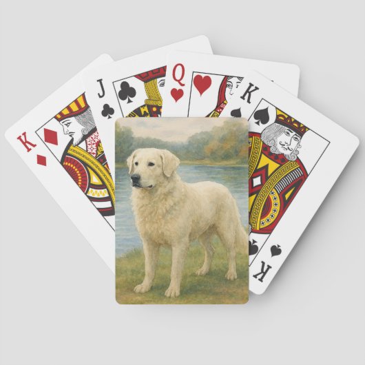 Kuvasz Spielkarten (Rückseite)