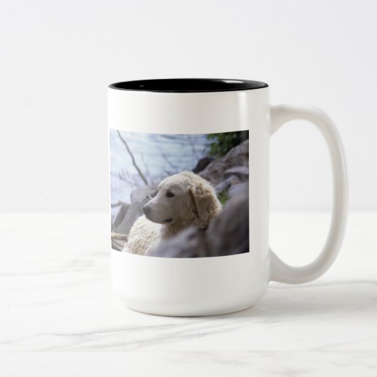 "Kuvasz" Tasse (Rechts)