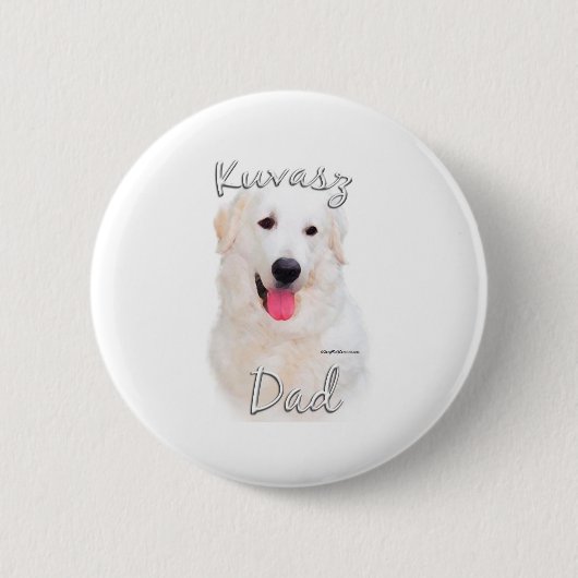 Kuvasz-Vater 2 Button (Vorderseite)