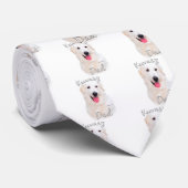 Kuvasz-Vater 2 Krawatte (Gerollt)