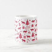 Kuvasz Weihnachtsdesign Kaffeetasse (Mittel)