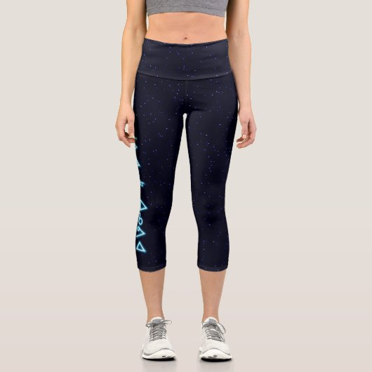Kuvianak Innovia auf den Sternen Capri Leggings (Vorderseite)