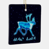 Kuvianak Innovia - Blaue Karibik (Reindeer) Keramikornament (Rechts)