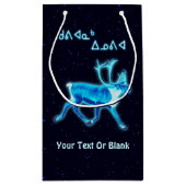 Kuvianak Innovia - Blaue Karibik (Reindeer) Kleine Geschenktüte (Rückseite)