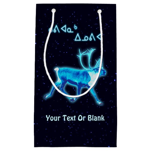 Kuvianak Innovia - Blaue Karibik (Reindeer) Kleine Geschenktüte (Vorderseite)