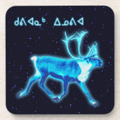 Kuvianak Innovia - Blaue Karibik (Reindeer) Untersetzer (Vorderseite)