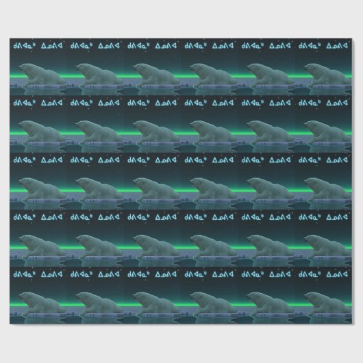 Kuvianak Innovia - EisEdge Polar Bear Geschenkpapier (Flach)