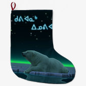 Kuvianak Innovia - EisEdge Polar Bear Großer Weihnachtsstrumpf (Vorderseite)