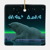 Kuvianak Innovia - EisEdge Polar Bear Keramikornament (Rückseite)