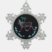 Kuvianak Innovia - Elektrische Karibik Schneeflocken Zinn-Ornament (Vorderseite)