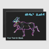 Kuvianak Innovia - Elektrischer Elch Magnetkarte (Vorne/Hinten)