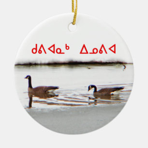 Kuvianak Innovia - Honkers - Gänse aus Kanada Keramik Ornament