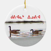 Kuvianak Innovia - Honkers - Gänse aus Kanada Keramik Ornament (Hinten)