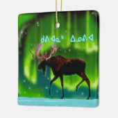 Kuvianak Innovia - Nordlichter Elche Keramikornament (Links)