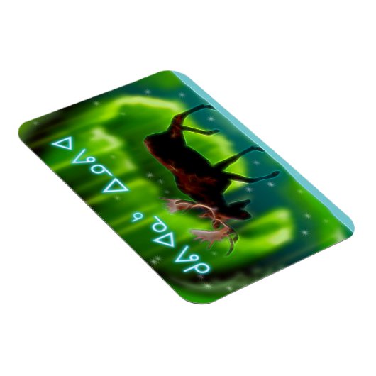 Kuvianak Innovia - Nordlichter Elche Magnet (Rechte Seite)