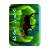 Kuvianak Innovia - Nordlichter Elche Magnet (Vertikal)