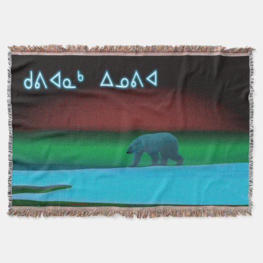 Kuvianak Innovia - Polar Lights Polar Bear Decke (Vorderseite)