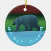 Kuvianak Innovia - Polar Lights Polar Bear Keramikornament (Vorne)