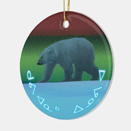 Kuvianak Innovia - Polar Lights Polar Bear Keramikornament (Links)