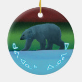 Kuvianak Innovia - Polar Lights Polar Bear Keramikornament (Hinten)