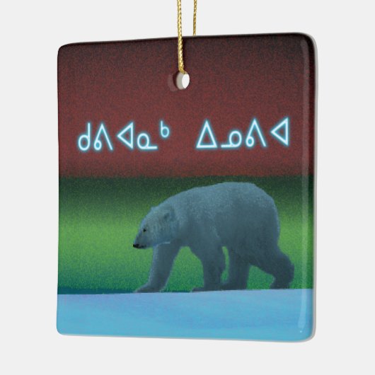 Kuvianak Innovia - Polar Lights Polar Bear Keramikornament (Links)