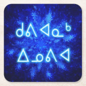 Kuvianak Innovia - Snowburst Rechteckiger Pappuntersetzer (Vorderseite)