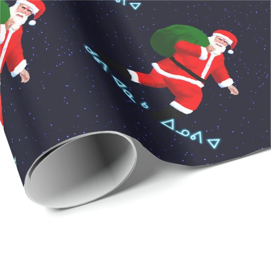 Kuvianak Innovia - Weihnachtsmann Geschenkpapier (Rolleneckpunkt)