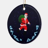 Kuvianak Innovia - Weihnachtsmann Keramik Ornament (Links)