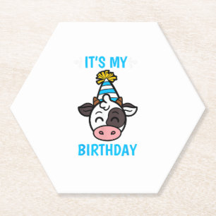 Kuw Birthday Party Hat Cattleman Bauer Bday Thema Untersetzer