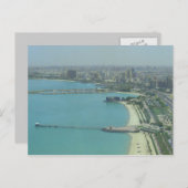Kuwait City - Birdeye Ansicht Postkarte (Vorne/Hinten)