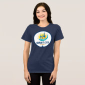 Kuwait City Kuwait Middle East Tri-Blend Shirt (Vorderseite voll)