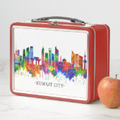 Kuwait City Kuwait Skyline Metall Brotdose (Beispiel)