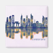 Kuwait City Skyline Magnet (Vorne)