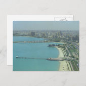 Kuwait City - Vogelperspektive Postkarte (Vorne/Hinten)
