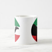 Kuwait Dromedary Kuwaiti Nationale Tierflagge Kaffeetasse (Mittel)