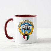Kuwait-Emblem Tasse (Links)